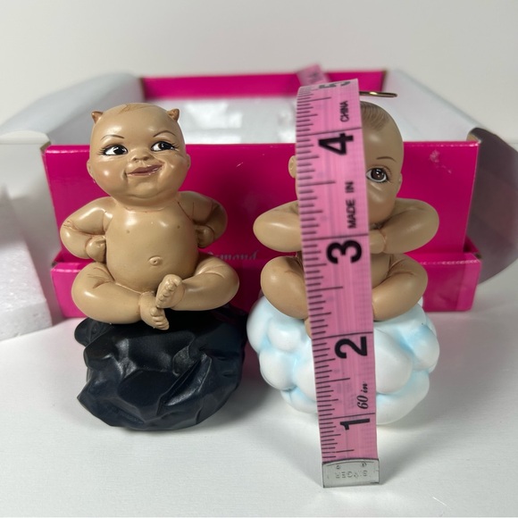 Marie Osmond Naughty And Nice Series “Wee Bee” 2003 Resin Babies New Vintage - Picture 4 of 8